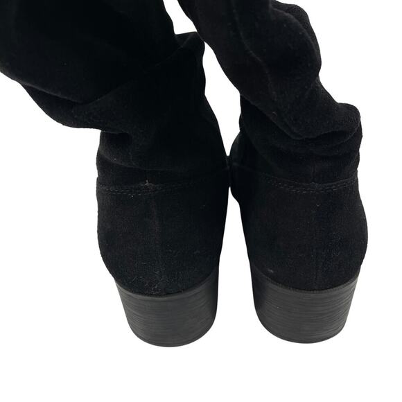 Cougar Carla Tall Suede Boots Black Winter Weatherproof Slouchy Size 8 - Picture 6 of 8
